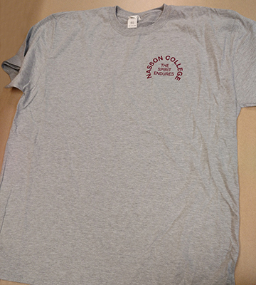 Nasson College The Spirit Endures Gray T-Shirt Nasson College The Spirit Endures Gray T-Shirt