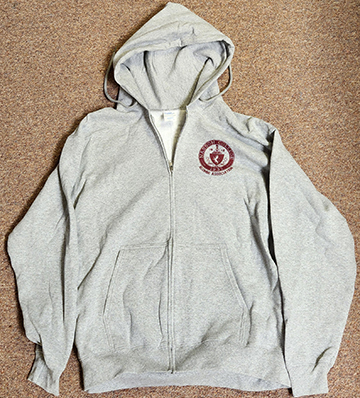 Nasson College Alumni Association Gray Hooded Sweatshirt Nasson College Alumni Association Gray Hooded Sweatshirt